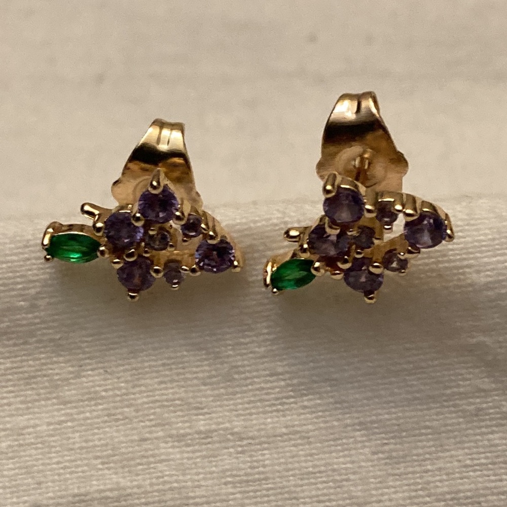 gold plated earrings